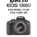 Guía Canon EOS Rebel T6: Manual de uso y configuración en español